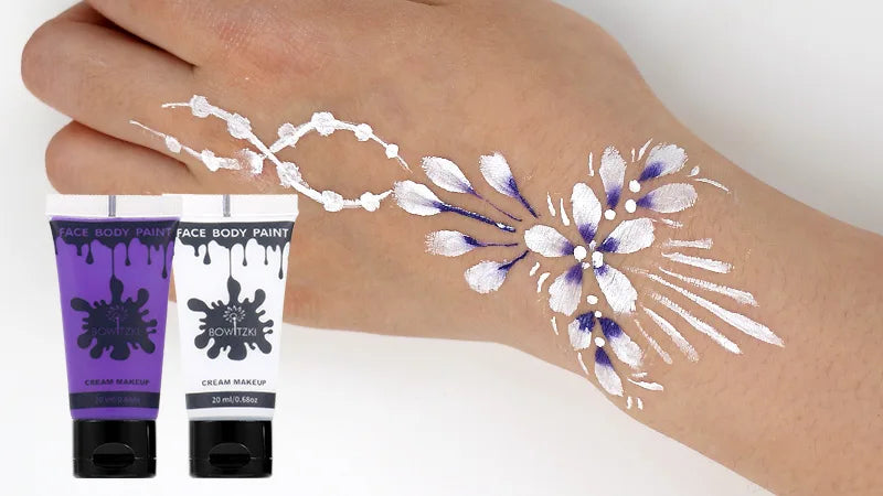 Easy Flower Face Painting for Beginners