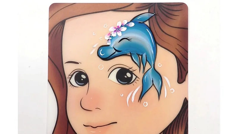 Dolphin Face Paint Tutorial