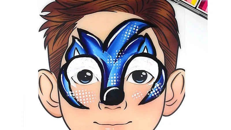 Sonic Face Paint Tutorial: A Fast and Fun Design Kids Love