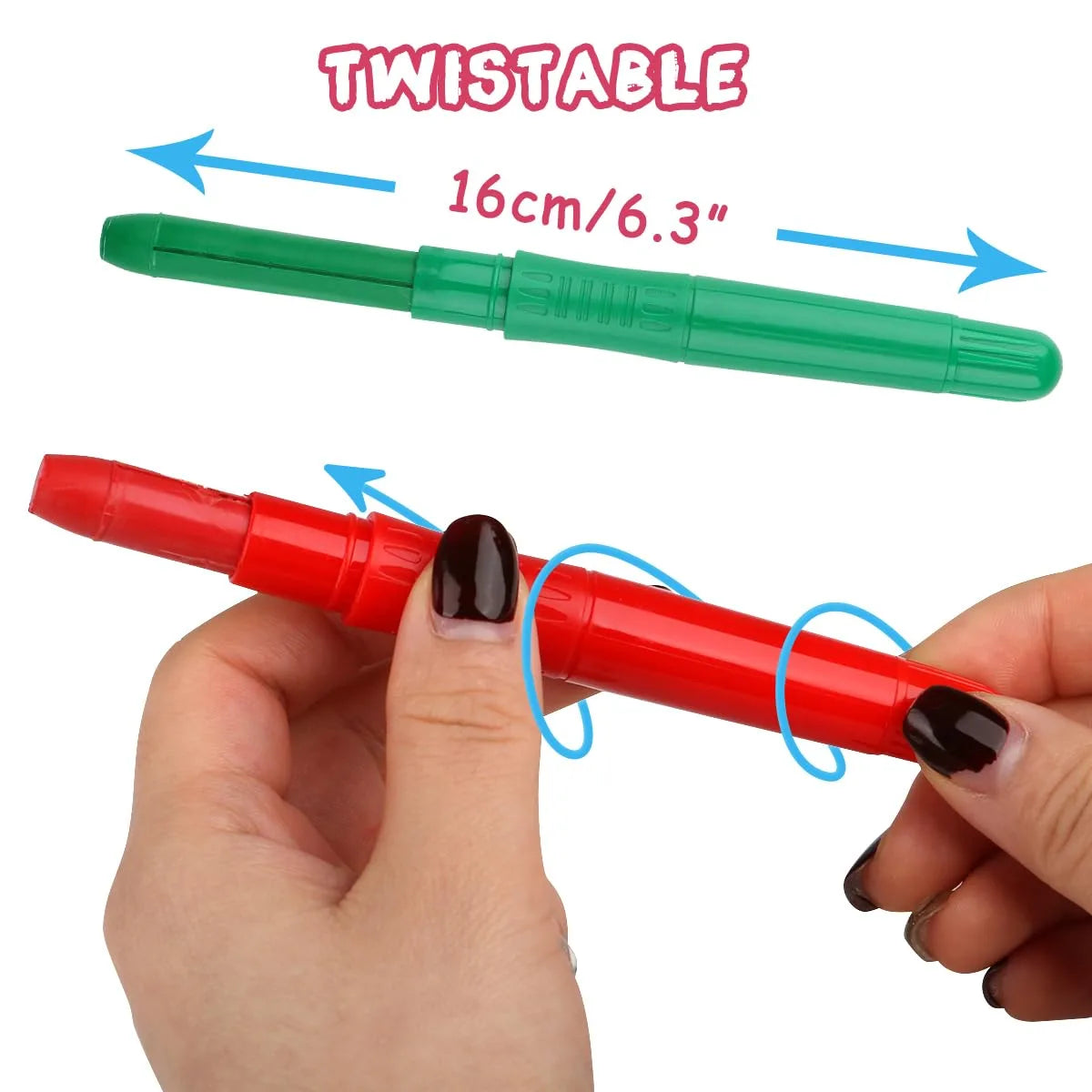 12 Colors Face Paint Crayons Sticks for Kids