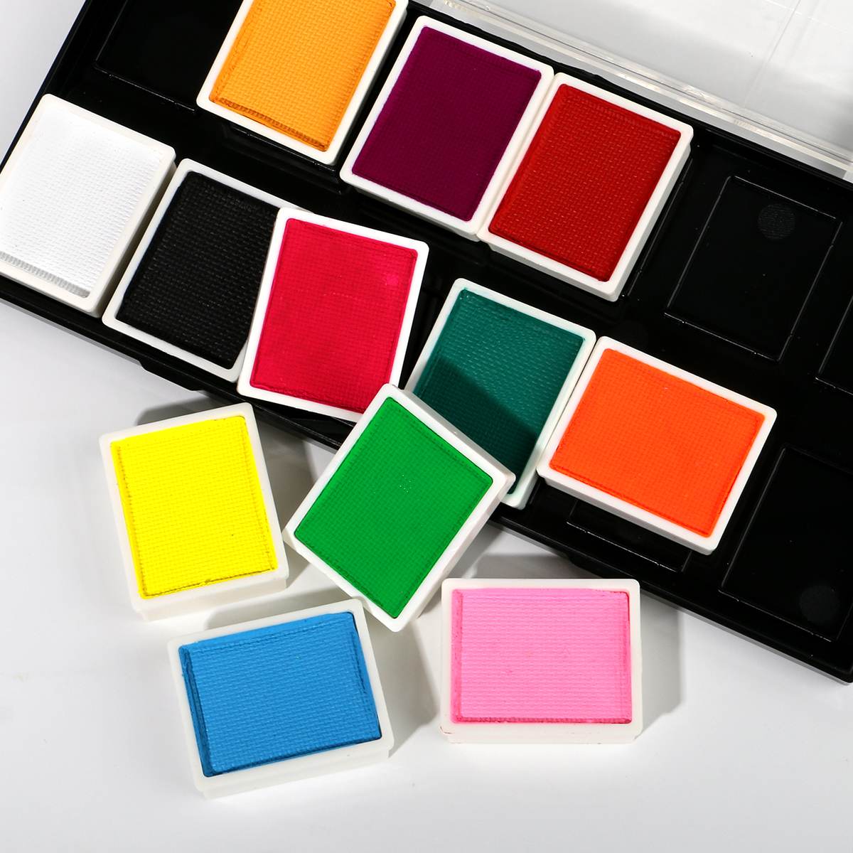 Professional Neon Face Paint Palette