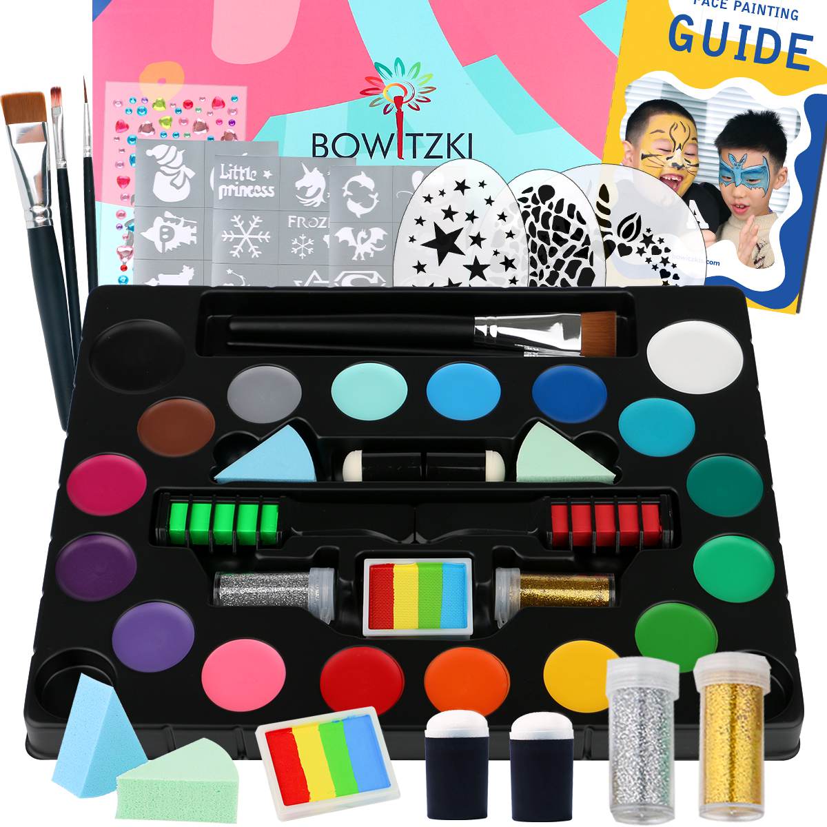 18 Colors Face Paint kit For Kids