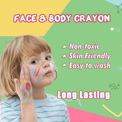 36 Colors Face Paint Crayons for Kids