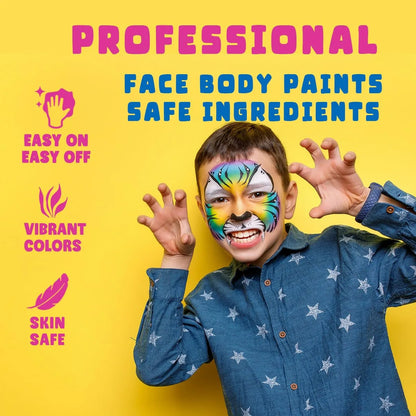 Professional One Stroke Face Paint Palette-Dream