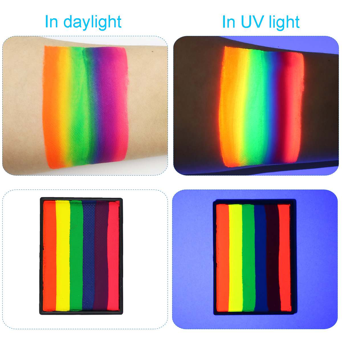 Split Liner - UV Rainbow