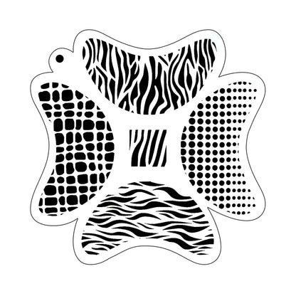 5 in 1 Reusable Face Paint Stencils