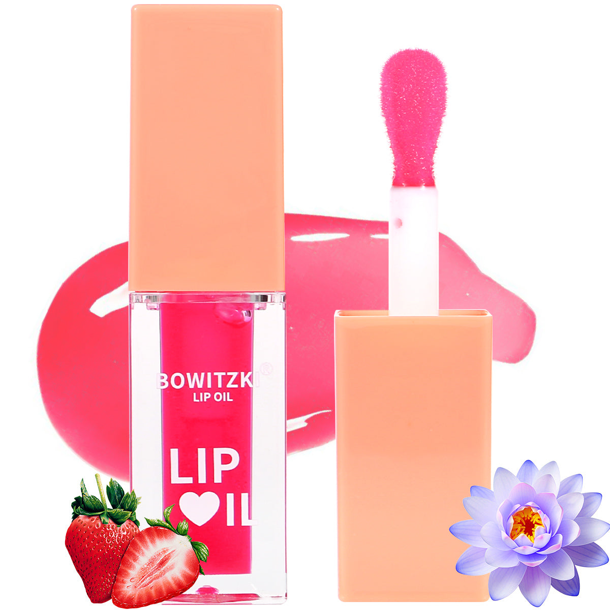 Farbwechselndes Lippenöl, Lip Glow Gloss