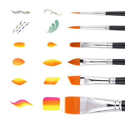 Face Paint Brush Set