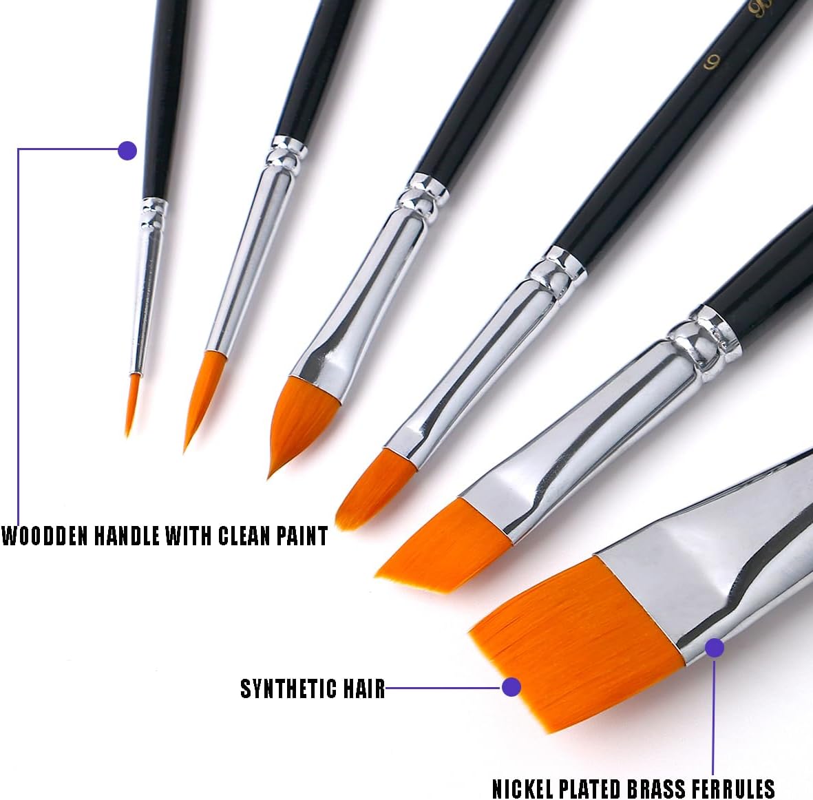 Face Paint Brush Set