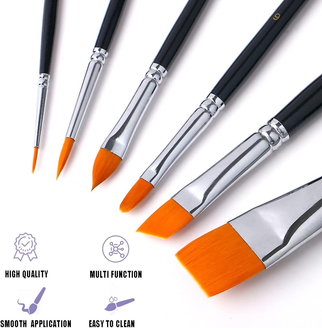 Face Paint Brush Set