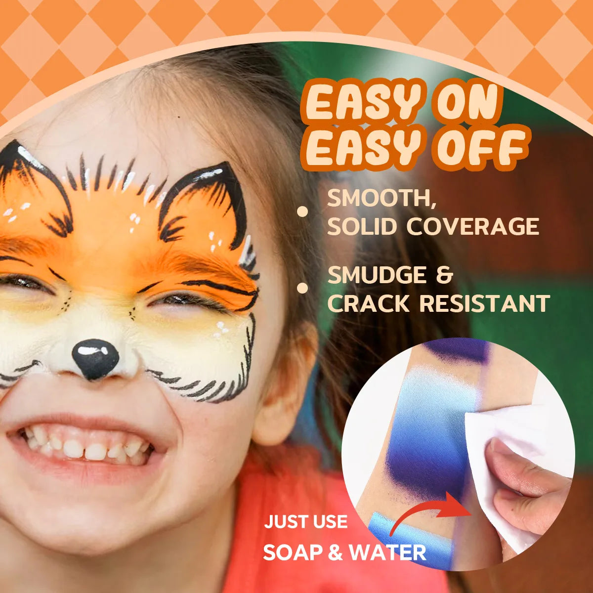 30g One Stroke Split Cake Face Paint - Dolphin