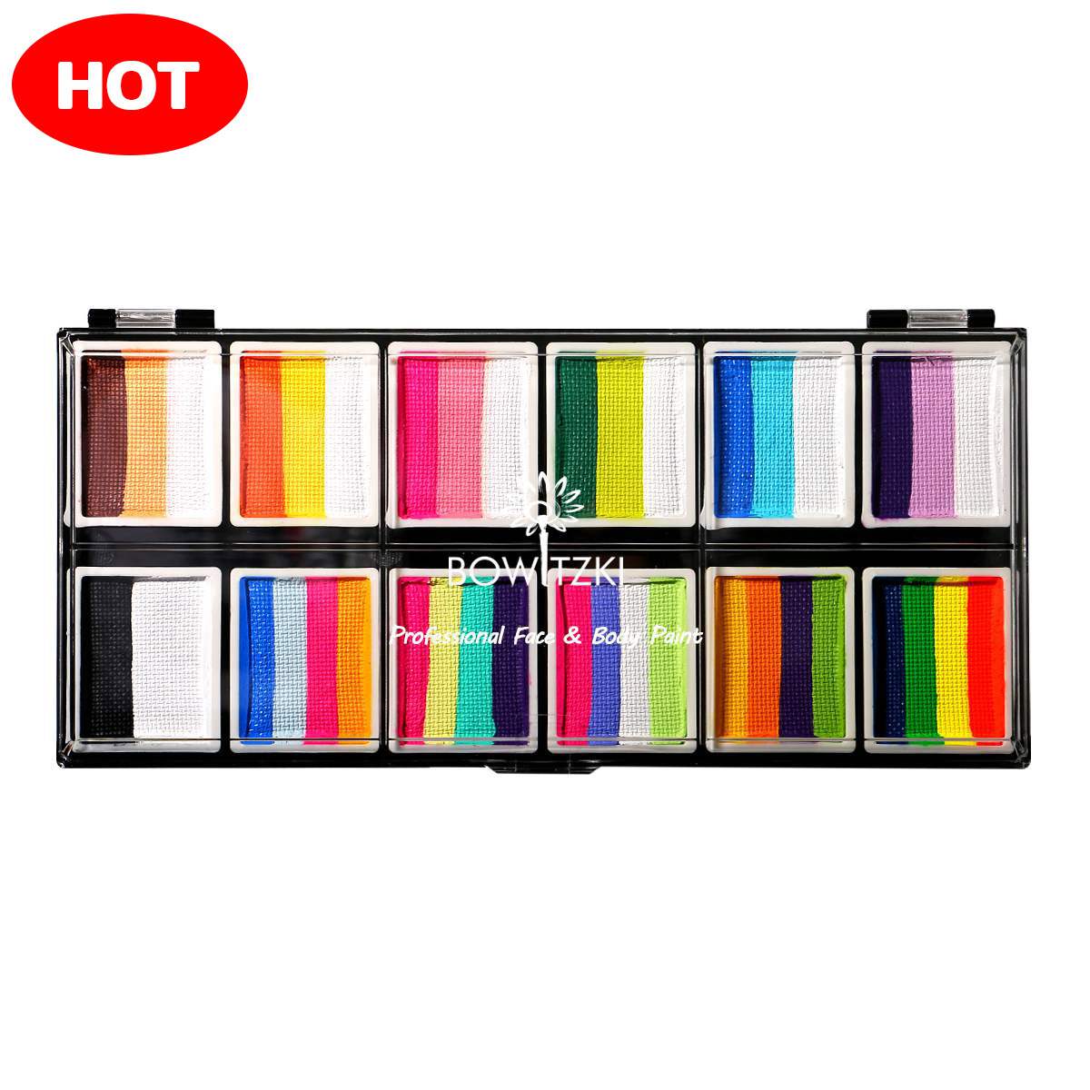 Professional One Stroke Face Paint Candy Palette