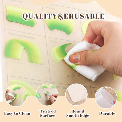 5pcs Reusable Face Painting Practice Board