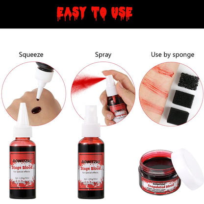 Bowitzki 6PCS Fake Blood Set