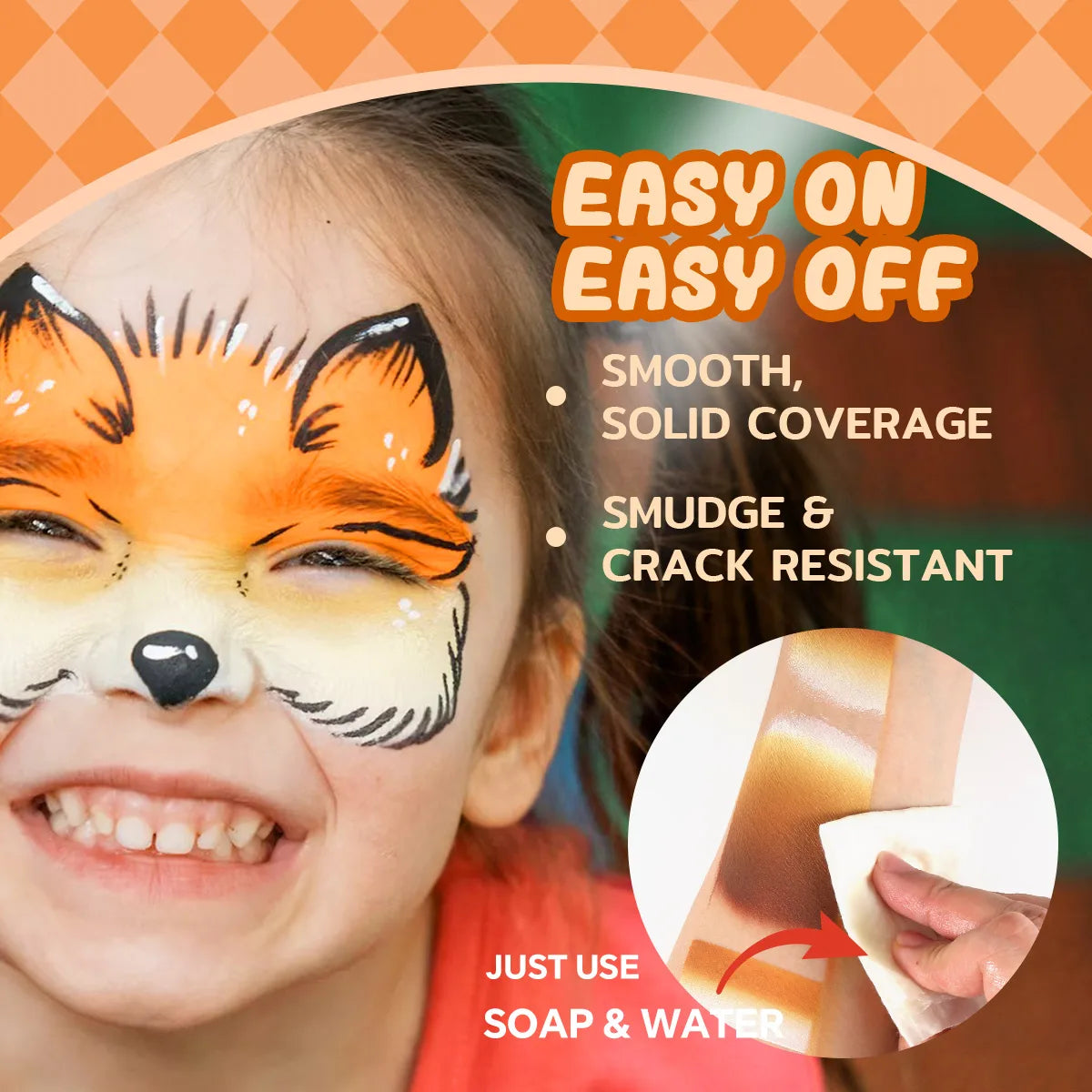 30g One Stroke Split Cake Face Paint - Furry