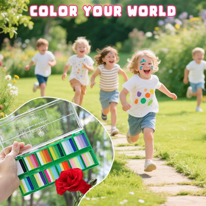 Professional One Stroke Face Paint Kit _ Green