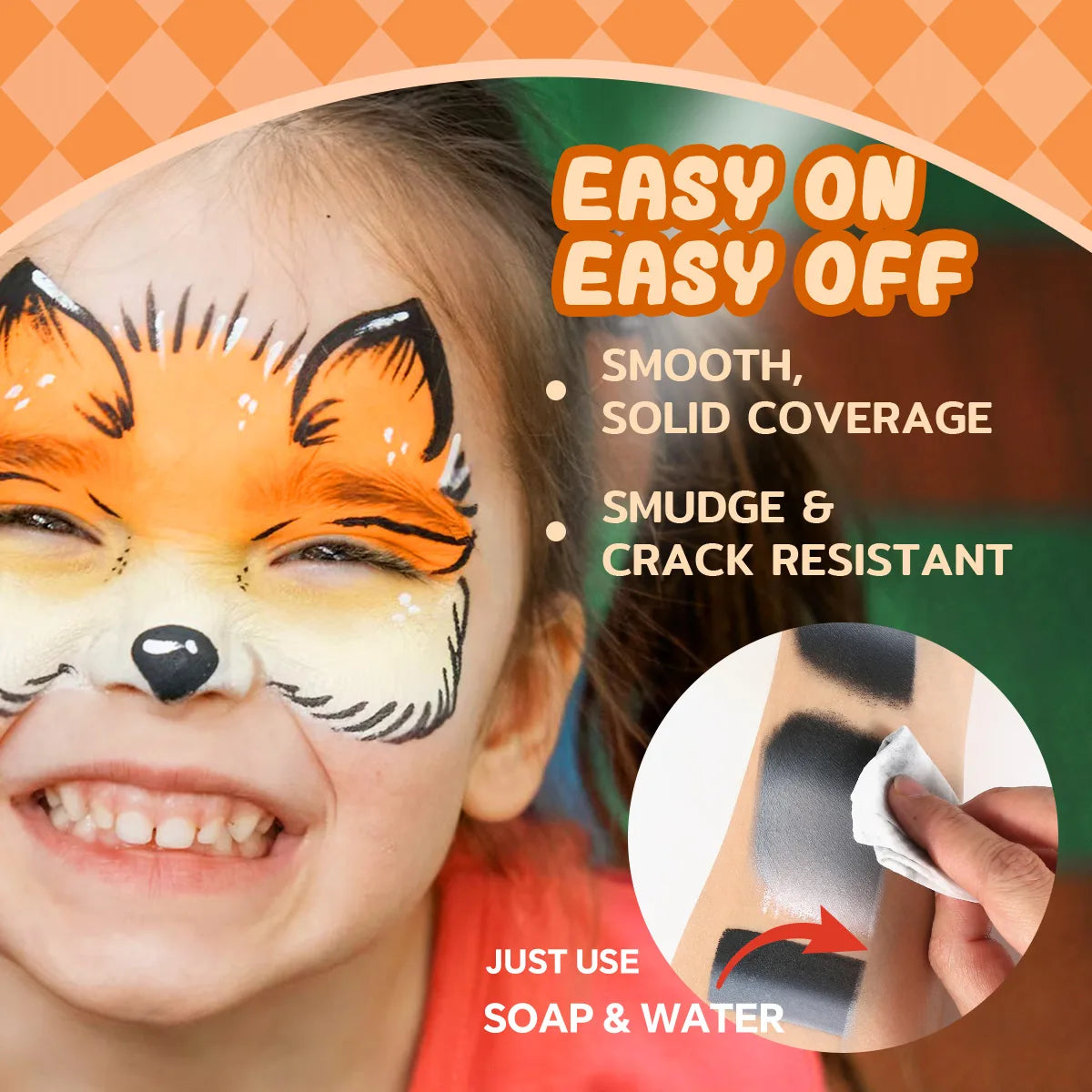 30g One Stroke Split Cake Face Paint - Shadow