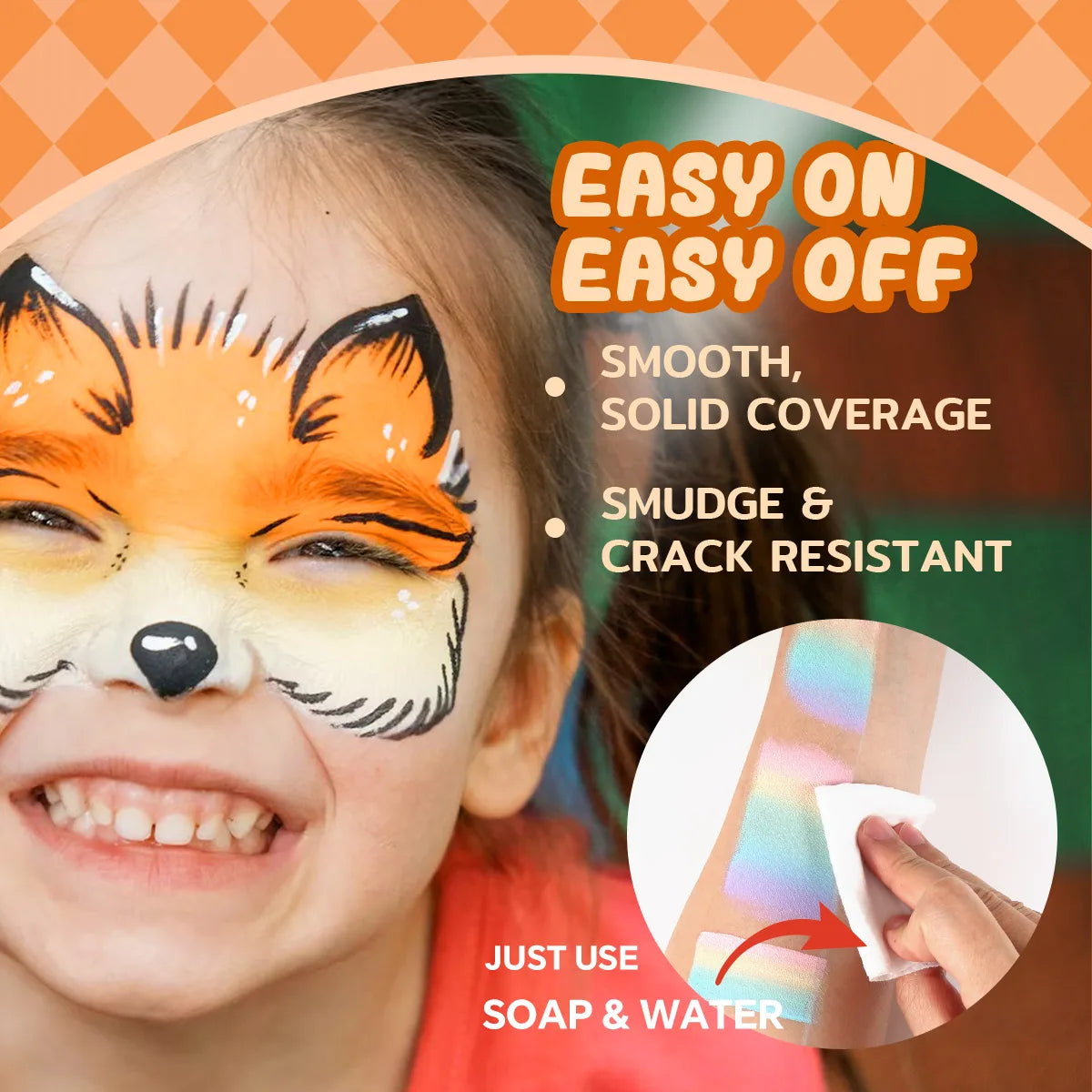 30g FX One Stroke Split Cake Face Paint - UV Pastel