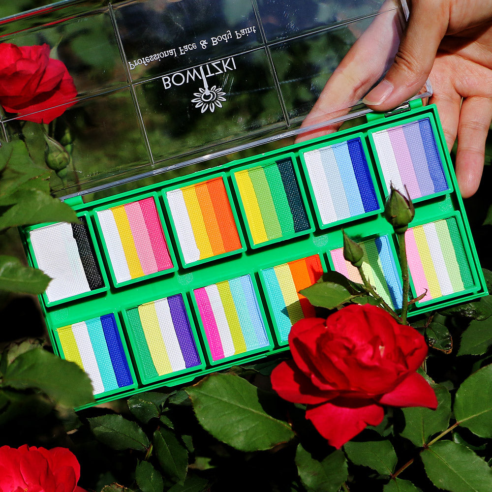 Professional One Stroke Face Paint Kit _ Green【PRE-SALE】