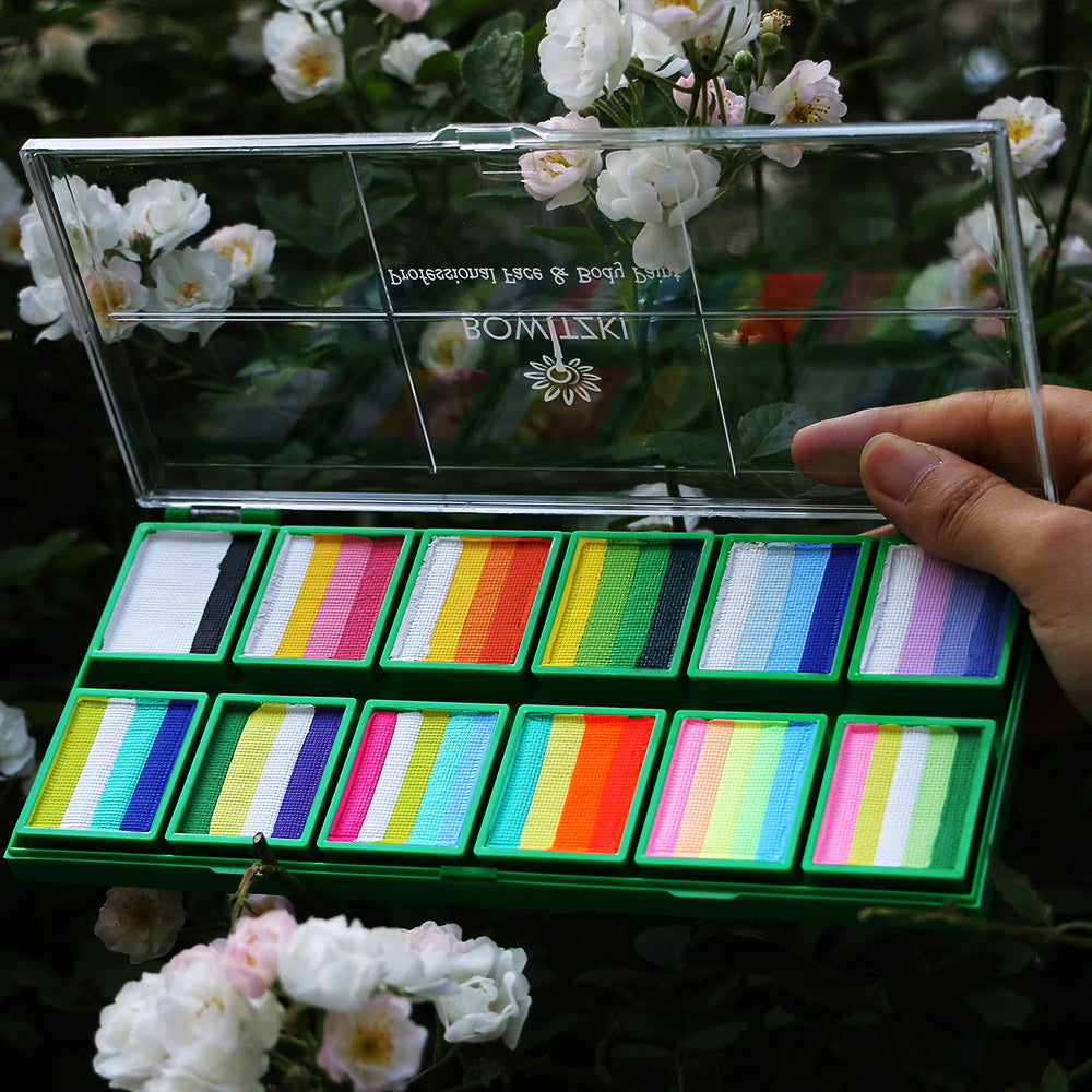 Professional One Stroke Face Paint Kit _ Green【PRE-SALE】