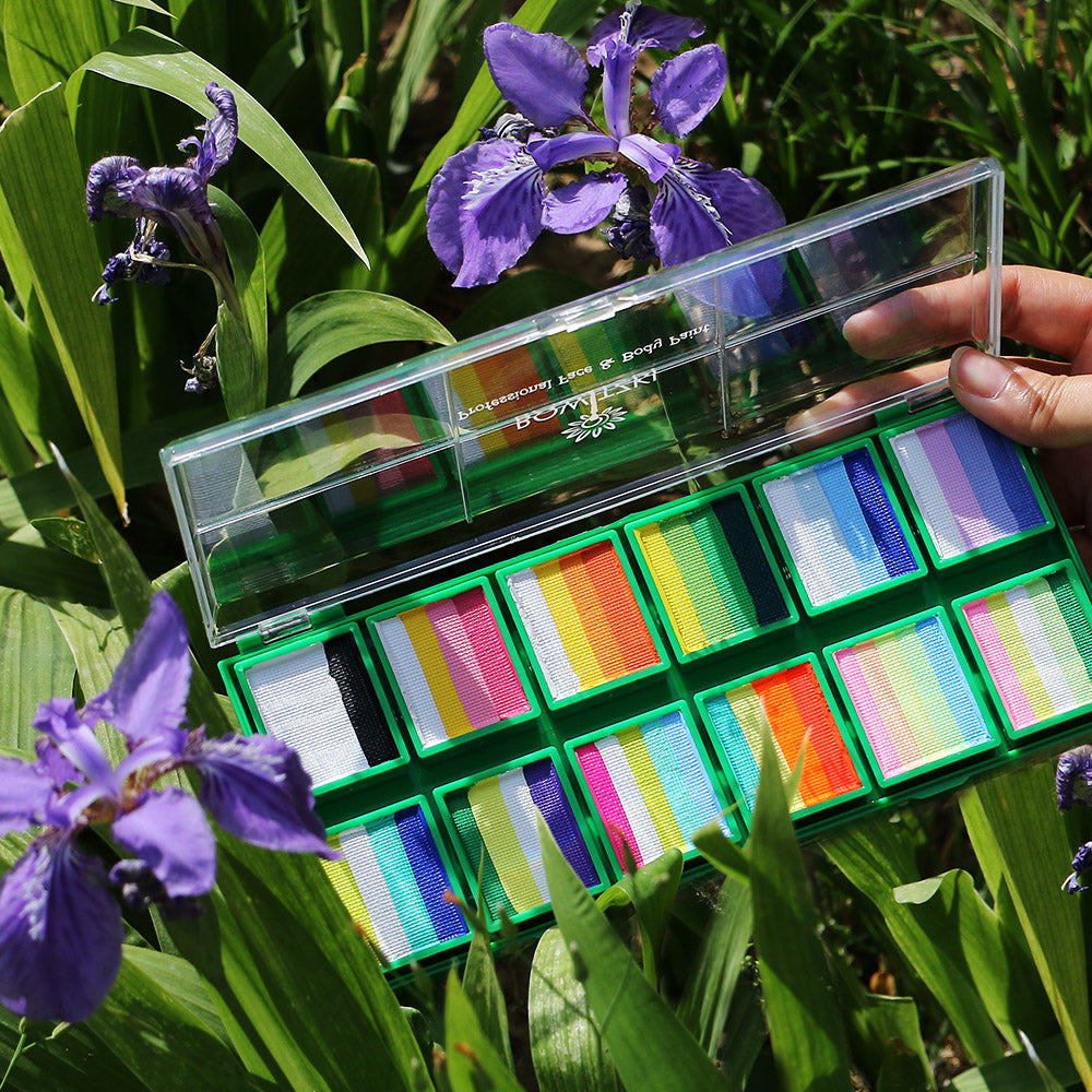 Professional One Stroke Face Paint Kit _ Green【PRE-SALE】