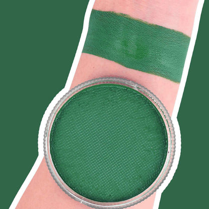 30g Professional Face Body Paint Cake - christmas green