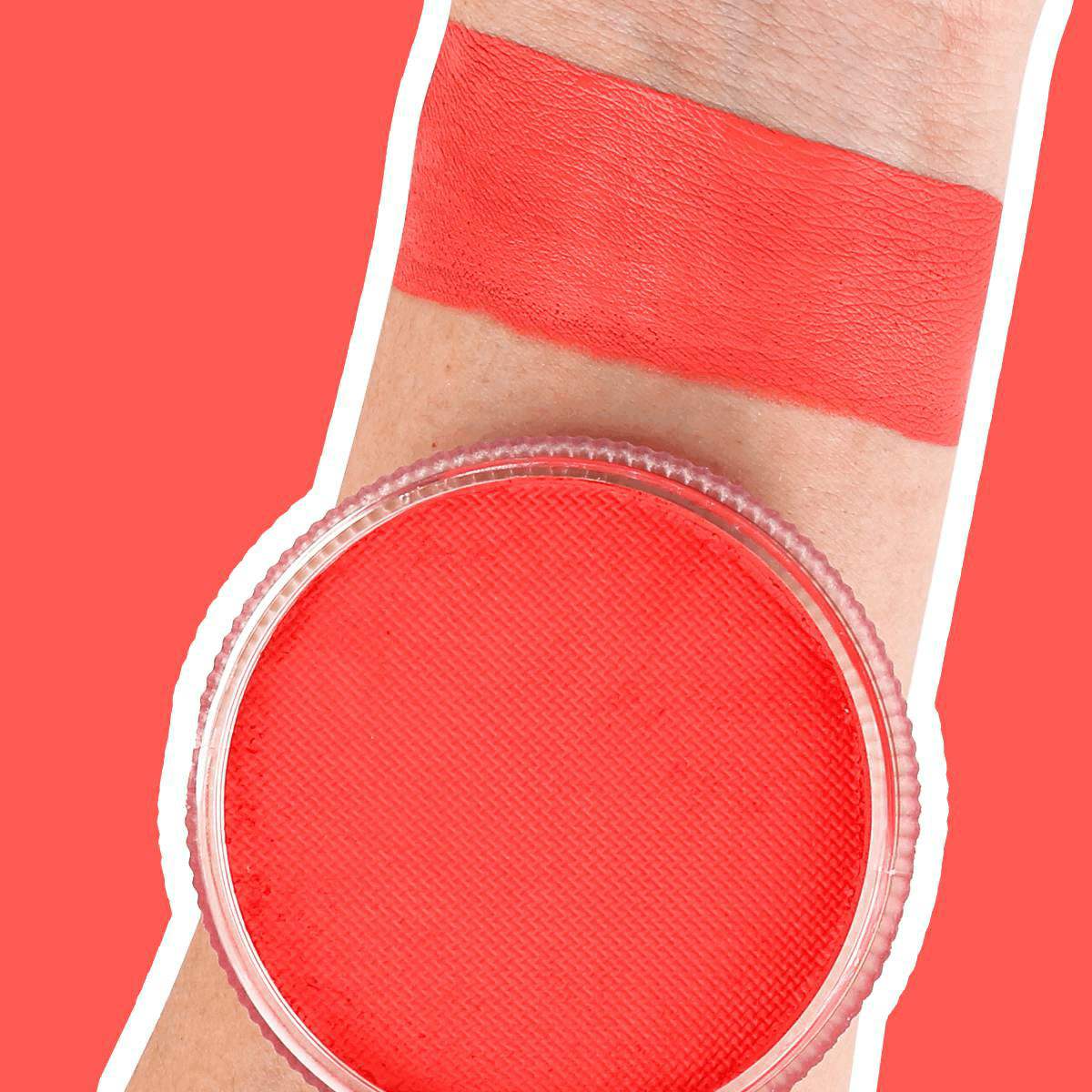 30g Professional Face Body Paint Cake - coral pink