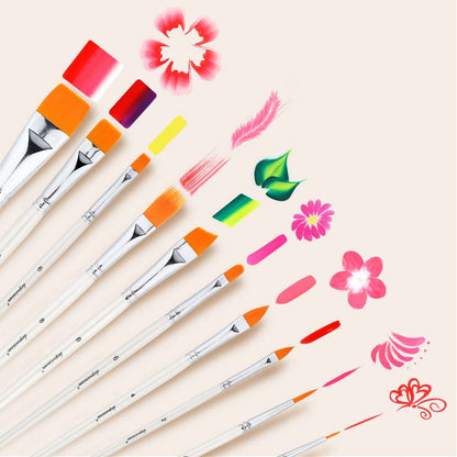 Face Paint Brushes Set - DEP