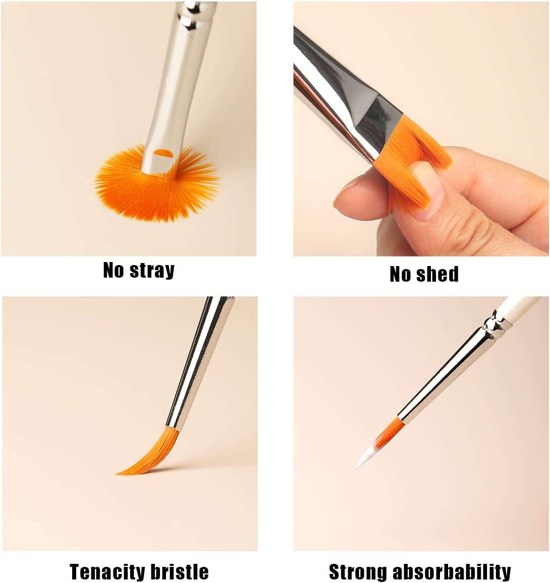 Face Paint Brushes Set - DEP