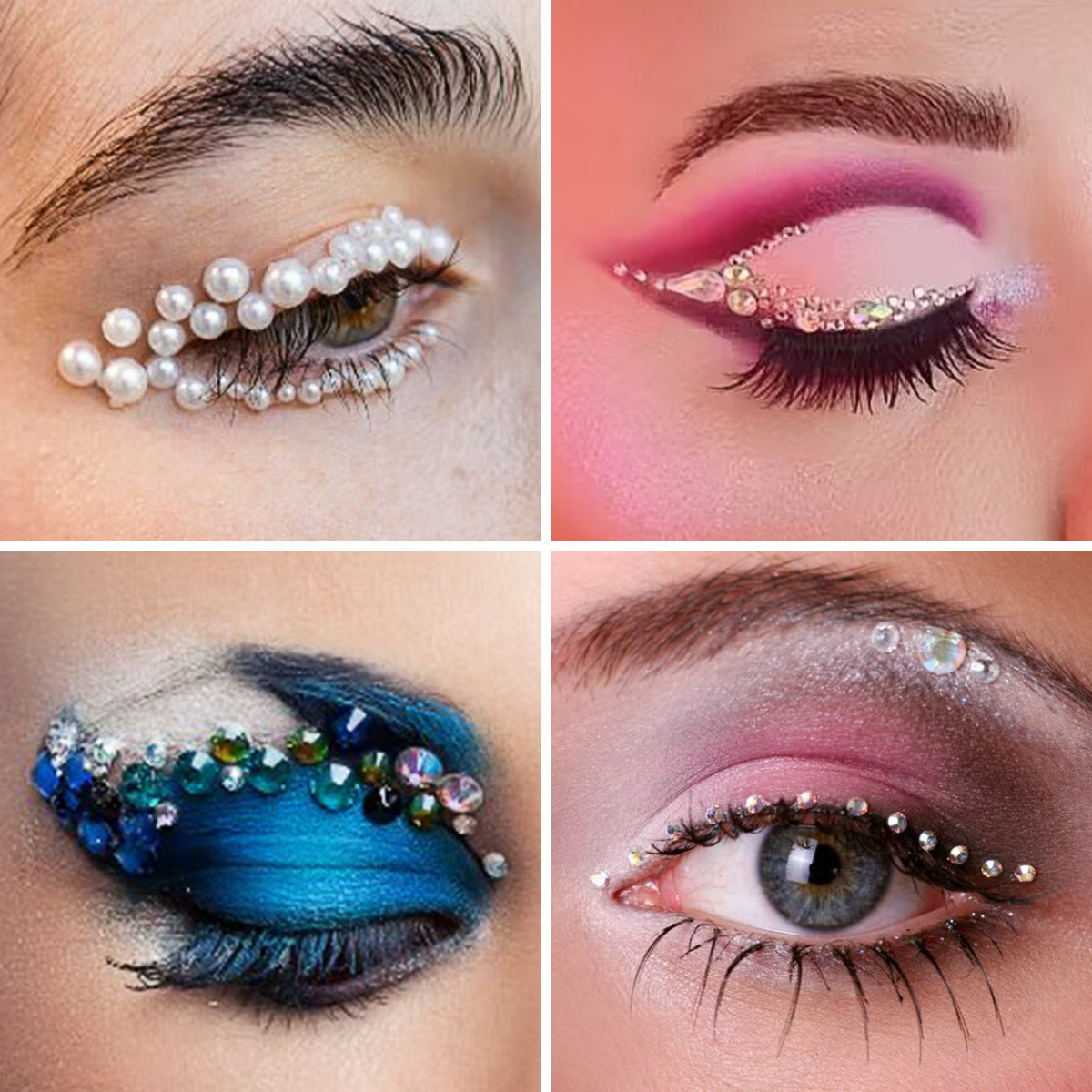 Iridescent Pearl Face Jewels