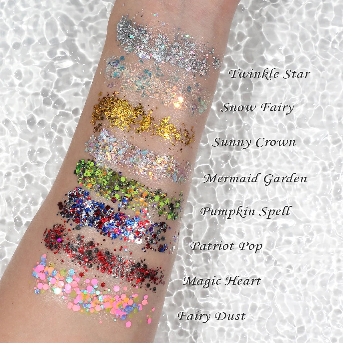 G01 – Einzelner Glitzer Creme_Hellrosa