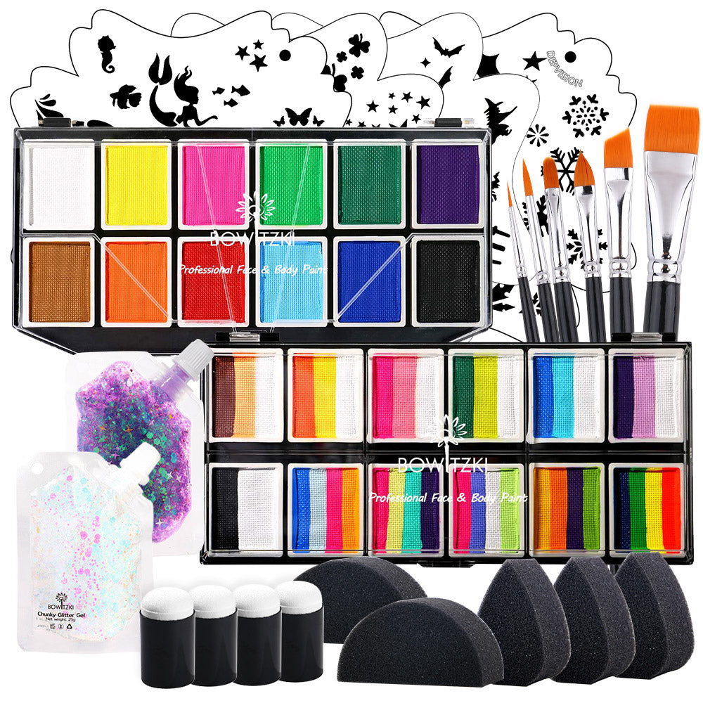 Beginner's Face Paint Kit Bundle - Classical and Candy – Bowitzki