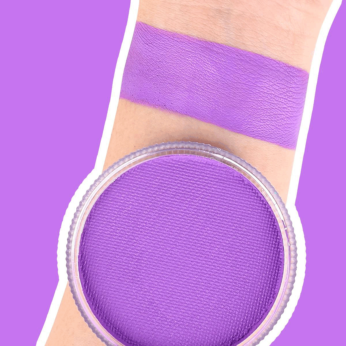 Pastel de pintura facial y corporal profesional de 30 g - violeta claro