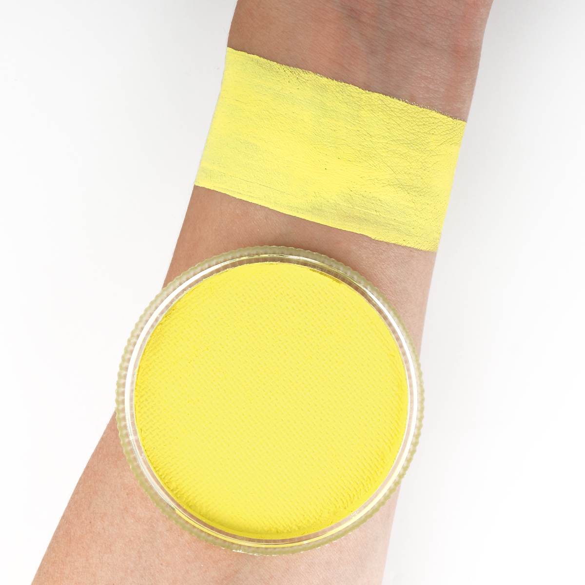 30g Professional Face Body Paint Cake - light yellow