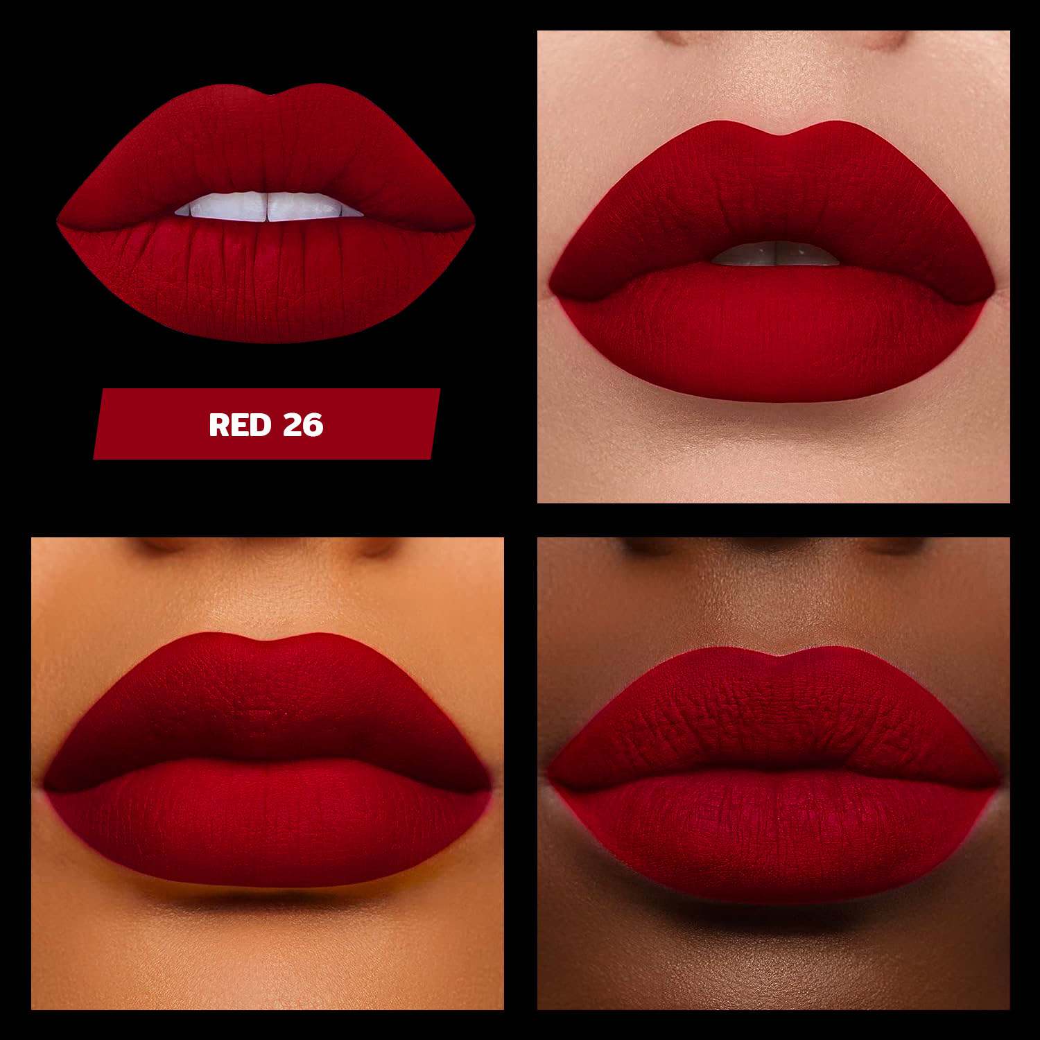 Long lasting Liquid Lipstick - RED 26