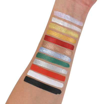 12 Colors Face Paint Retro Eyeliner Magic Palette-crystal