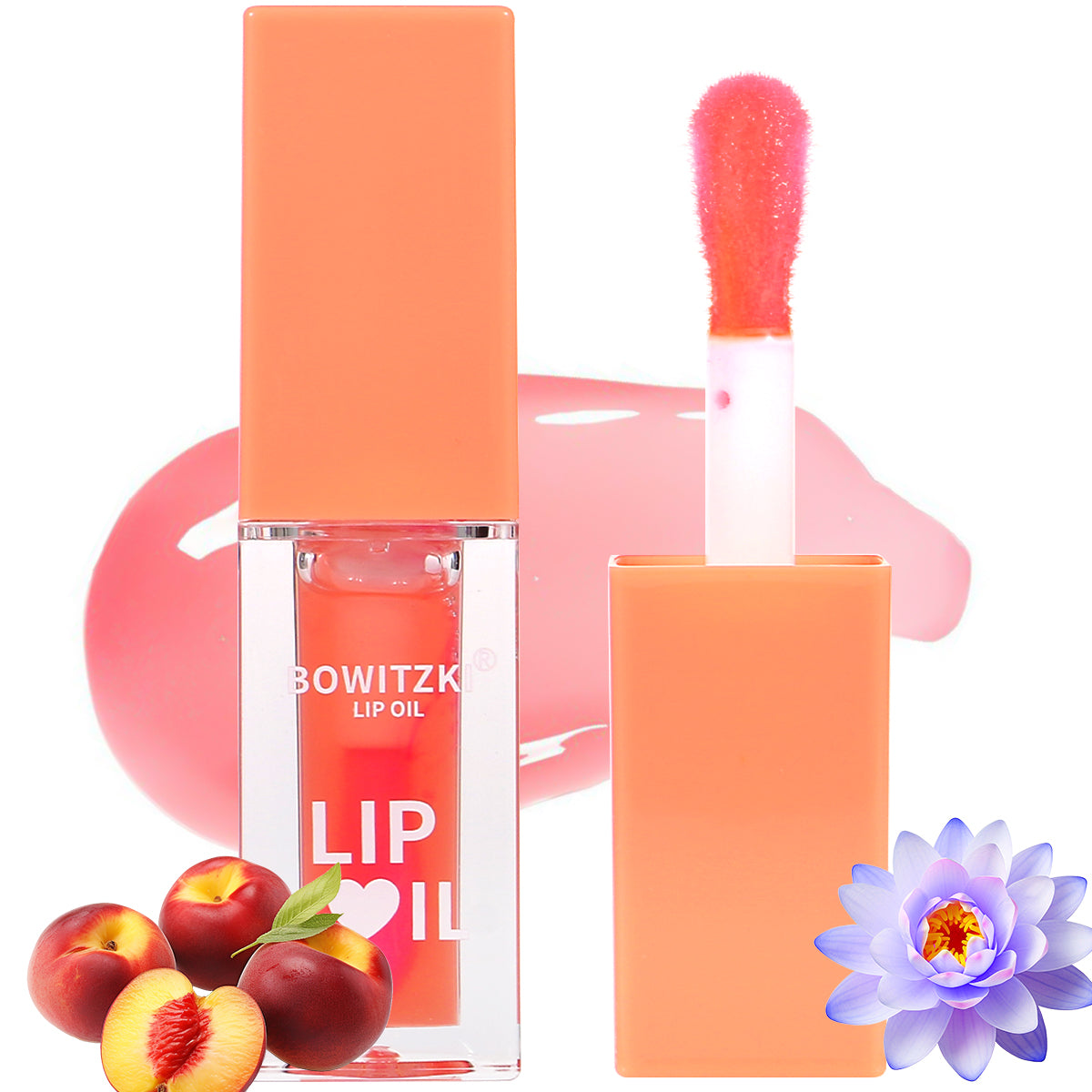 Farbwechselndes Lippenöl, Lip Glow Gloss