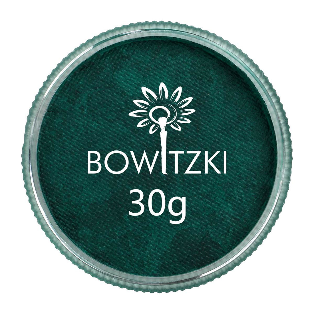 30g Professional Face Body Paint Cake - pearly dark green