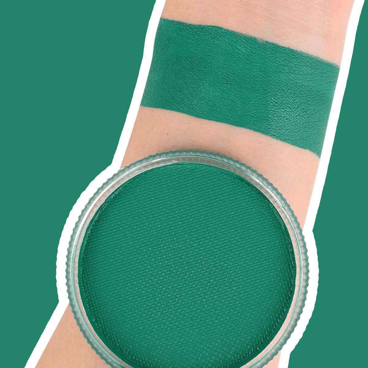 30g Professional Face Body Paint Cake - teal