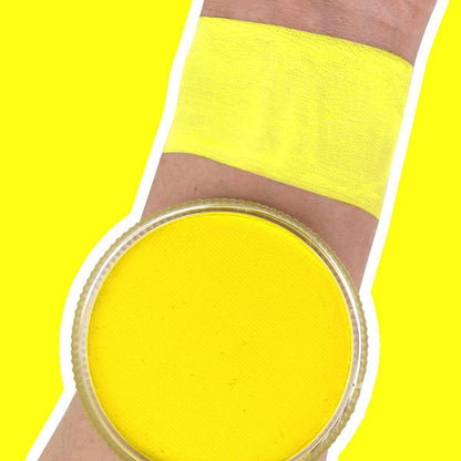 30g Professional Face Body Paint Cake - yellow