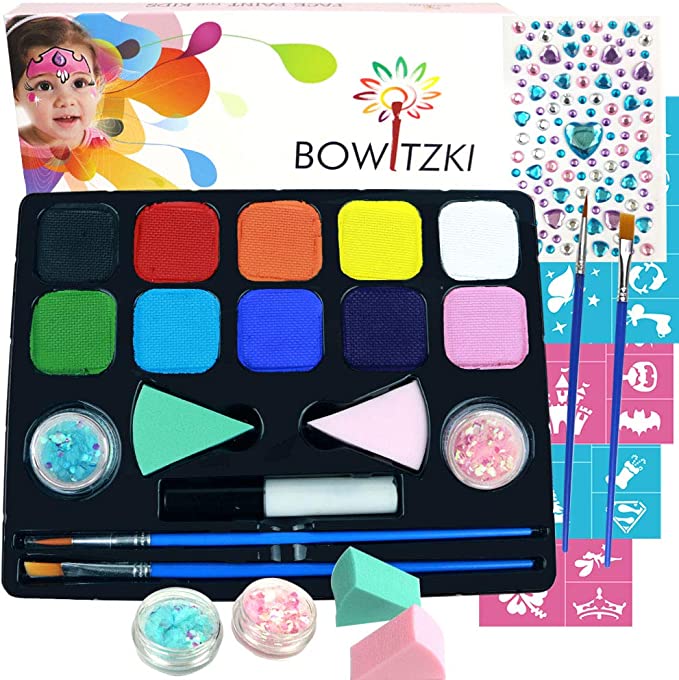 10 Colors Face Paint Kit