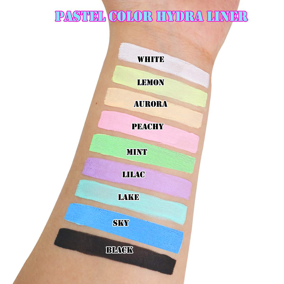 2 Palettes Set - 9 Colors Water Activated Eyeliner palette