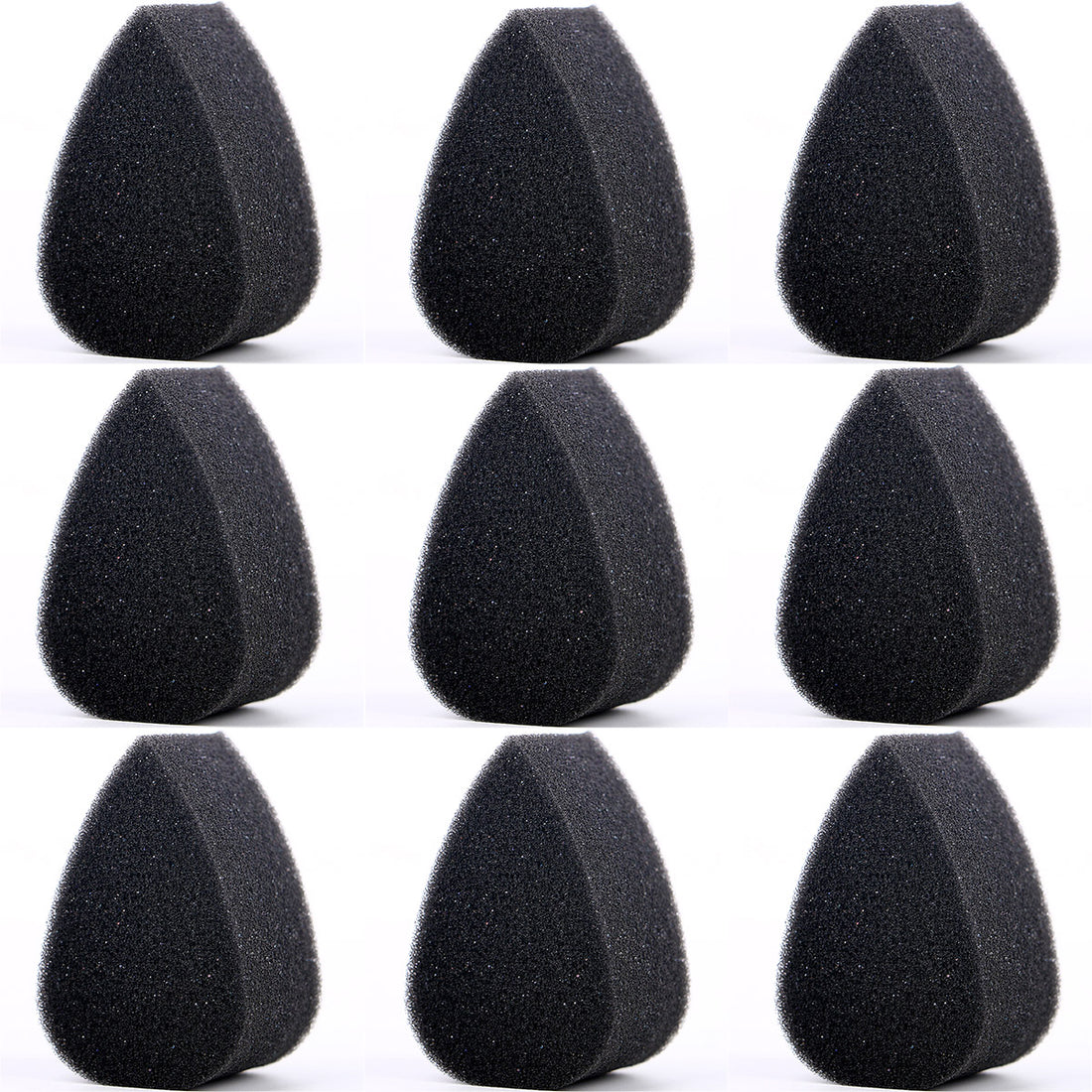 Esponjas para pintura facial, pétalos negros altos para obras de arte y pintura corporal