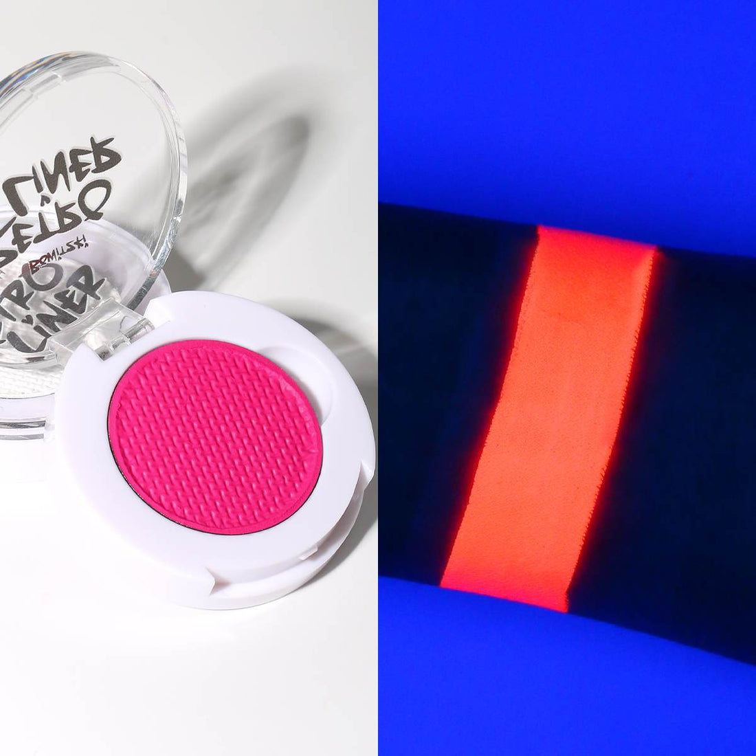 UV Hot Pink - Single Retro Liner - Neon Colors