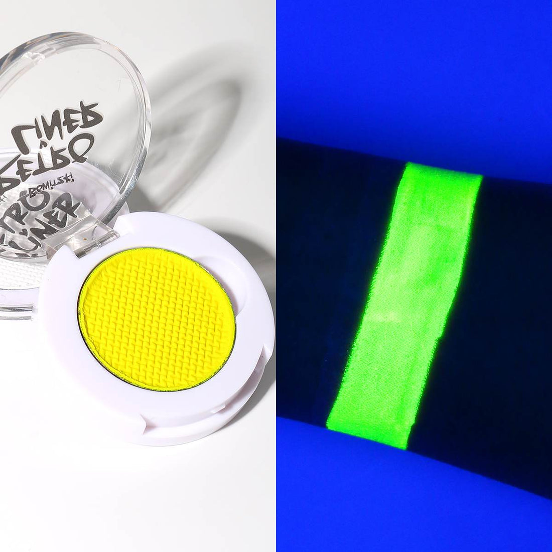 UV Yellow - Single Retro Liner - Neon Colors